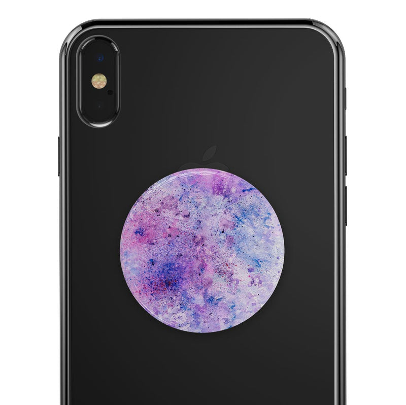 Blotted Pink and Purple Texture - Skin Kit for PopSockets and other Smartphone Extendable Grips & Stands