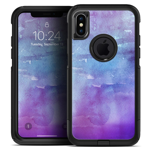 Blotted Purple 896 Absorbed Watercolor Texture - Skin Kit for the iPhone OtterBox Cases