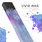 Blotted Purple 896 Absorbed Watercolor Texture - Premium Decal Protective Skin-Wrap Sticker compatible with the Juul Labs vaping device