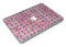 Blue-Green Polka Dots with Hearts Pattern on Pink Watercolor - MacBook Air Skin Kit