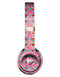 Blue-Green Polka Dots with Hearts Pattern on Pink Watercolor Full-Body Skin Kit for the Beats by Dre Solo 3 Wireless Headphones