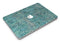 Blue-Green Watercolor Leopard Pattern - MacBook Air Skin Kit