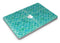 Blue-Green Watercolor Quatrefoil - MacBook Air Skin Kit