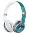 Blue-Green Watercolor Squiggles Full-Body Skin Kit for the Beats by Dre Solo 3 Wireless Headphones