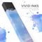 Blue 0021 Absorbed Watercolor Texture - Premium Decal Protective Skin-Wrap Sticker compatible with the Juul Labs vaping device