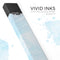Blue 191 Textured Marble - Premium Decal Protective Skin-Wrap Sticker compatible with the Juul Labs vaping device