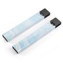 Blue 191 Textured Marble - Premium Decal Protective Skin-Wrap Sticker compatible with the Juul Labs vaping device