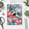 Blue & Coral Abstract Butterfly Sprout - Full Body Skin Decal for the Apple iPad Pro 12.9", 11", 10.5", 9.7", Air or Mini (All Models Available)