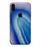 Blue & Purple Hue Agate - iPhone XS MAX, XS/X, 8/8+, 7/7+, 5/5S/SE Skin-Kit (All iPhones Avaiable)