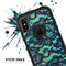 Blue & Teal Lace Texture - Skin Kit for the iPhone OtterBox Cases