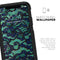 Blue & Teal Lace Texture - Skin Kit for the iPhone OtterBox Cases
