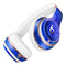 Blue 275 Absorbed Watercolor Texture Full-Body Skin Kit for the Beats by Dre Solo 3 Wireless Headphones