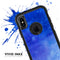 Blue 275 Absorbed Watercolor Texture - Skin Kit for the iPhone OtterBox Cases