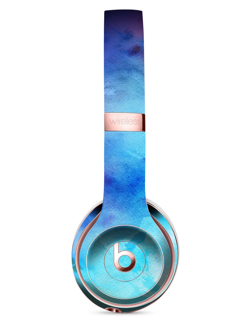 Blue 34222 Absorbed Watercolor Texture Full-Body Skin Kit for the Beats by Dre Solo 3 Wireless Headphones