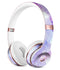 Blue 4 Absorbed Watercolor Texture Full-Body Skin Kit for the Beats by Dre Solo 3 Wireless Headphones