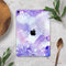 Blue 4 Absorbed Watercolor Texture - Full Body Skin Decal for the Apple iPad Pro 12.9", 11", 10.5", 9.7", Air or Mini (All Models Available)