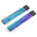 Blue 823 Absorbed Watercolor Texture - Premium Decal Protective Skin-Wrap Sticker compatible with the Juul Labs vaping device