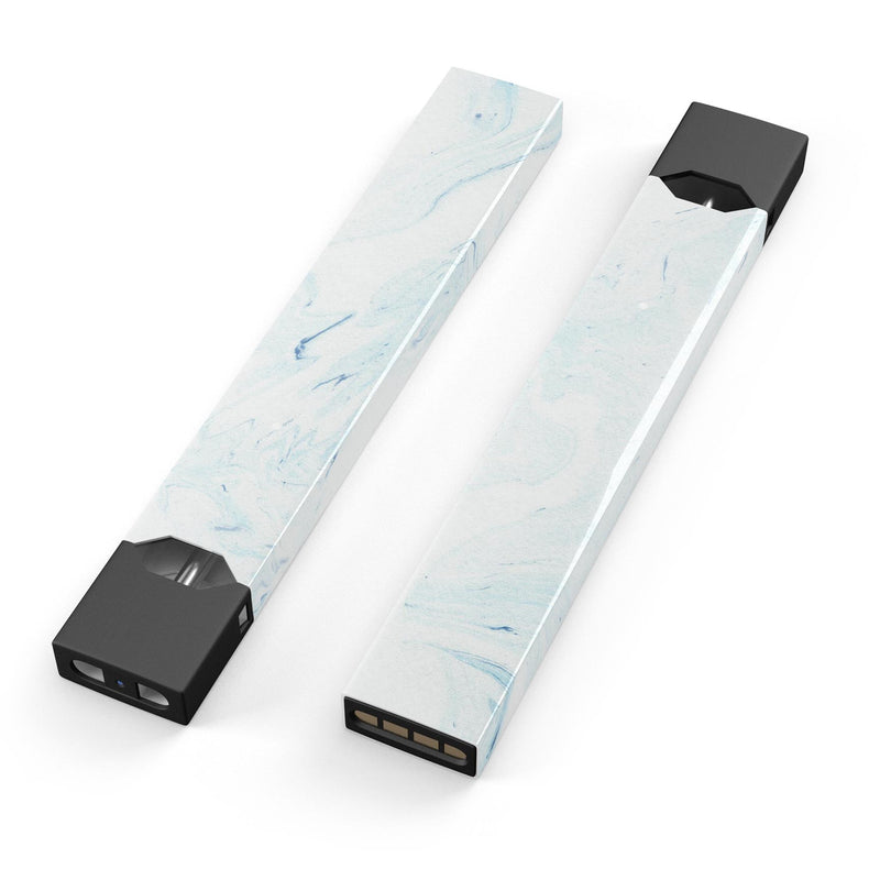 Blue 87 Textured Marble - Premium Decal Protective Skin-Wrap Sticker compatible with the Juul Labs vaping device