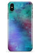 Blue 89608 Absorbed Watercolor Texture - iPhone X Clipit Case