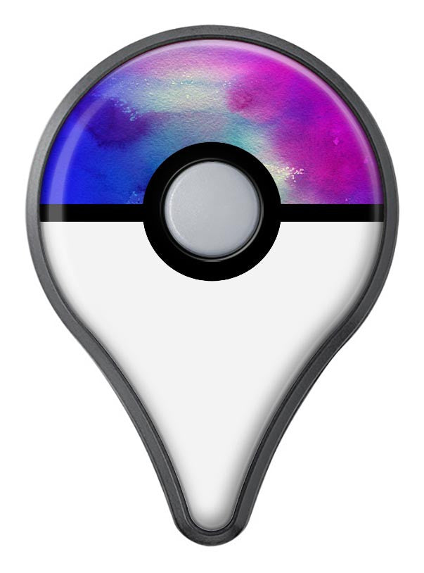 Blue 97 Absorbed Watercolor Texture Pokémon GO Plus Vinyl Protective Decal Skin Kit