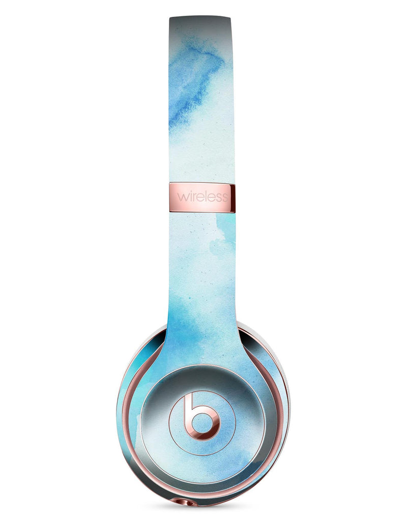 Blue 98 Absorbed Watercolor Texture Full-Body Skin Kit for the Beats by Dre Solo 3 Wireless Headphones