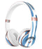 Blue Abstract WaterColor Strokes Full-Body Skin Kit for the Beats by Dre Solo 3 Wireless Headphones