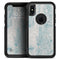 Blue Chipped Concrete Wall - Skin Kit for the iPhone OtterBox Cases