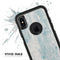 Blue Chipped Concrete Wall - Skin Kit for the iPhone OtterBox Cases