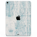 Blue Chipped Concrete Wall - Full Body Skin Decal for the Apple iPad Pro 12.9", 11", 10.5", 9.7", Air or Mini (All Models Available)