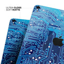 Blue Cirtcuit Board V1 - Full Body Skin Decal for the Apple iPad Pro 12.9", 11", 10.5", 9.7", Air or Mini (All Models Available)