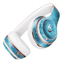 Blue Damask v2 Watercolor Pattern Full-Body Skin Kit for the Beats by Dre Solo 3 Wireless Headphones