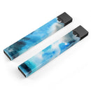 Blue Dark 32 Absorbed Watercolor Texture - Premium Decal Protective Skin-Wrap Sticker compatible with the Juul Labs vaping device