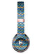Blue GreenYellow and Orange Watercolor Chevron Pattern Full-Body Skin Kit for the Beats by Dre Solo 3 Wireless Headphones
