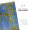 Blue Metal with Gold Rust - Full Body Skin Decal for the Apple iPad Pro 12.9", 11", 10.5", 9.7", Air or Mini (All Models Available)