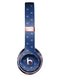 Blue Polka Dots Over Navy  2 Full-Body Skin Kit for the Beats by Dre Solo 3 Wireless Headphones