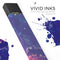 Blue & Purple Grunge - Premium Decal Protective Skin-Wrap Sticker compatible with the Juul Labs vaping device
