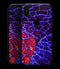 Blue Red Dragon Vein Agate - iPhone XS MAX, XS/X, 8/8+, 7/7+, 5/5S/SE Skin-Kit (All iPhones Avaiable)