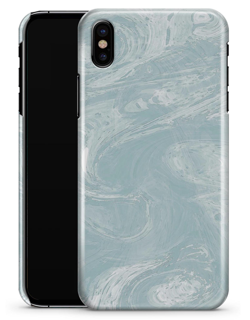 Blue Slate Marble Surface V1 - iPhone X Clipit Case
