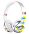 Blue Striped Watercolor Gold Anchor Full-Body Skin Kit for the Beats by Dre Solo 3 Wireless Headphones