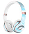 Blue Textured Marble Full-Body Skin Kit for the Beats by Dre Solo 3 Wireless Headphones