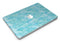 Blue Textured Triangle Pattern - MacBook Air Skin Kit