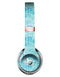 Blue Textured Triangle Pattern Full-Body Skin Kit for the Beats by Dre Solo 3 Wireless Headphones