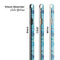 Blue Tribal Arrow Pattern iPhone 6/6s or 6/6s Plus 2-Piece Hybrid INK-Fuzed Case