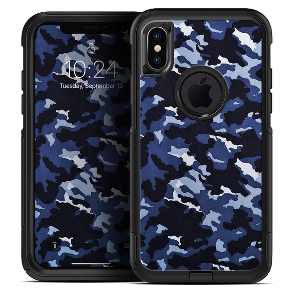 Blue Vector Camo - Skin Kit for the iPhone OtterBox Cases