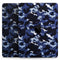 Blue Vector Camo - Full Body Skin Decal for the Apple iPad Pro 12.9", 11", 10.5", 9.7", Air or Mini (All Models Available)