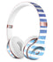 Blue WaterColor Ombre Stripes Full-Body Skin Kit for the Beats by Dre Solo 3 Wireless Headphones