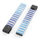 Blue WaterColor Ombre Stripes - Premium Decal Protective Skin-Wrap Sticker compatible with the Juul Labs vaping device