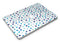 Blue Watercolor Dots over White - MacBook Air Skin Kit