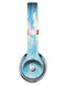 Blue Watercolor Drizzle Full-Body Skin Kit for the Beats by Dre Solo 3 Wireless Headphones