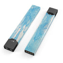 Blue Watercolor Drizzle - Premium Decal Protective Skin-Wrap Sticker compatible with the Juul Labs vaping device